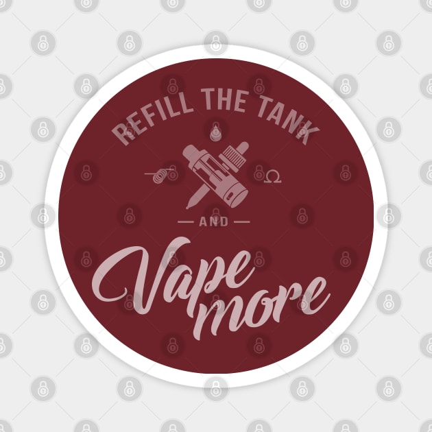 Vape More Magnet by Son Dela Cruz